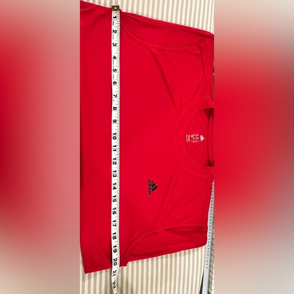 Red adidas Climalite Activewear Tops for Men, size Medium - Picture 7 of 8